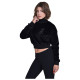 Target Γυναικεία μπλούζα Turtle Neck Crop Top Velour Fuel